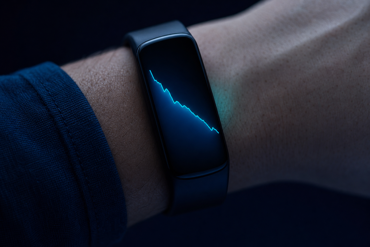 Wearable showing a dipping recovery trend